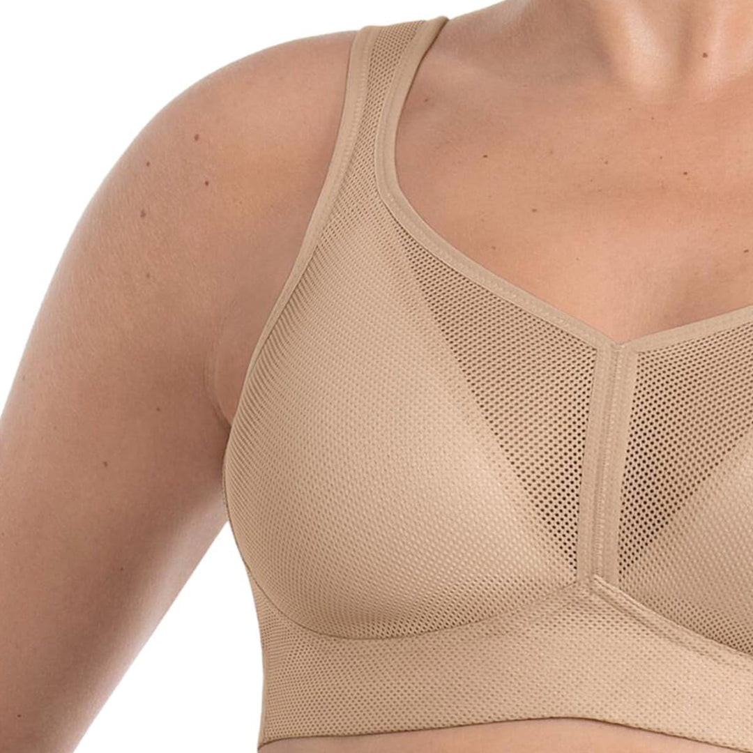 Anita Active Air Control DeltaPad – Damen Sport BH ohne Bügel, Maximum Support, starker Halt 65A Des