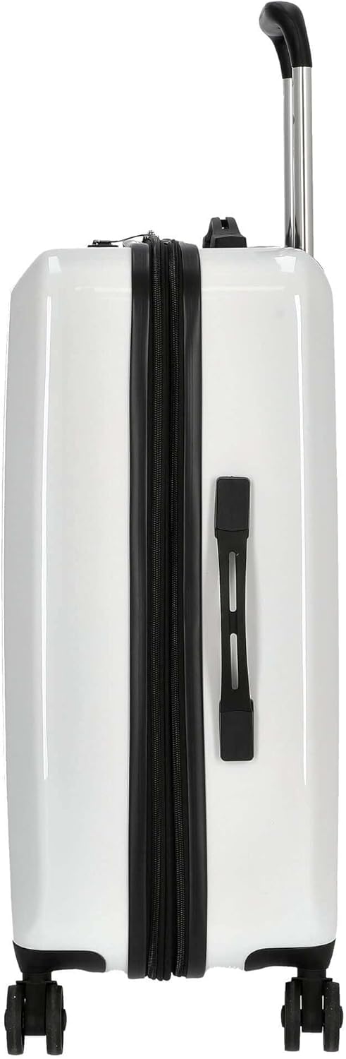 CHECK.IN London 2.0-4-Rollen-Trolley 67 cm weiss Weiss, Weiss