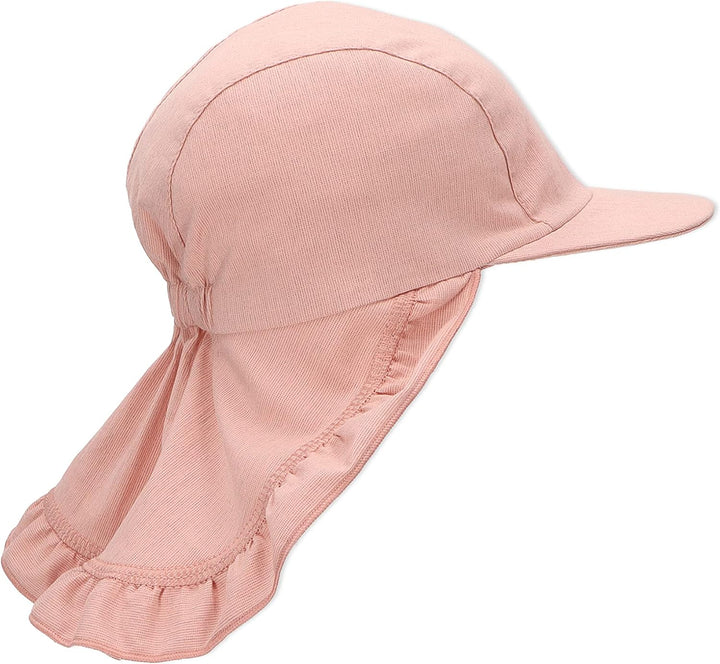 Sterntaler Mädchen Schirmmütze mit Nackenschutz Welle Sonnenhut 43 zartrosa, 43 zartrosa