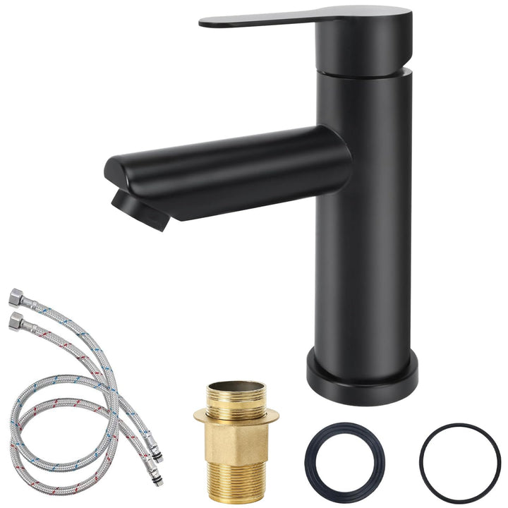 Wasserhahn Bad Waschtischarmatur Schwarz Badarmatur Waschbecken Armaturen Matt Waschtischarmatur Set