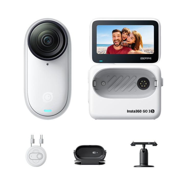 Insta360 GO 3S 128 GB - Tragbare 4K Mini-Kamera, Freihand-POVs, Überall anbringbar, Stabilisierung,