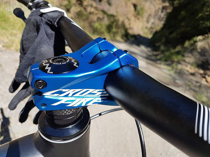 FUNN Crossfire Mountainbike Vorbau mit 35mm Lenkerklemmung - Langlebiger und Leichter Legierungs-Vor
