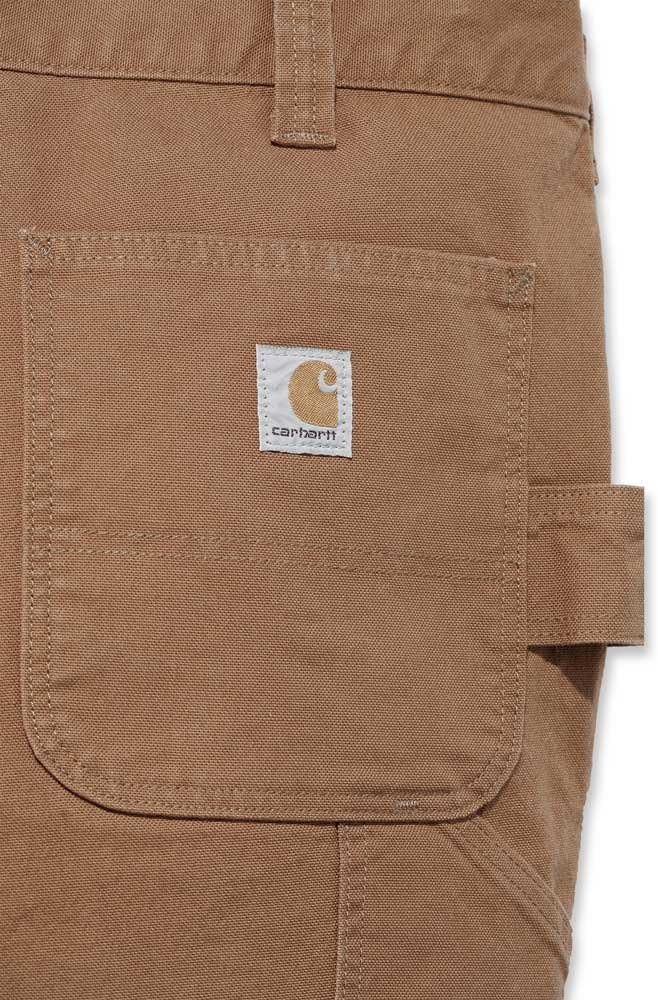 Carhartt Herren Straight Fit Stretch Duck Dungaree Arbeitshose 32W / 30L Carhartt Braun, 32W / 30L C