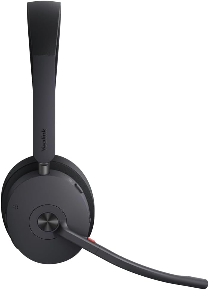 Yealink WH68 DECT & Bluetooth kabelloses Dual Headset | Microsoft Teams Zertifiziert | mit Workstati