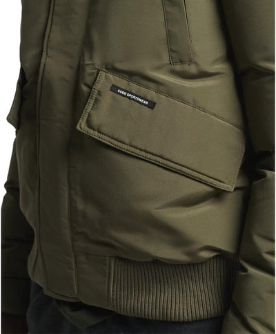 Superdry Herren Expedition Everest Bomber-Steppjacke Verwaschenes Kaki XXL