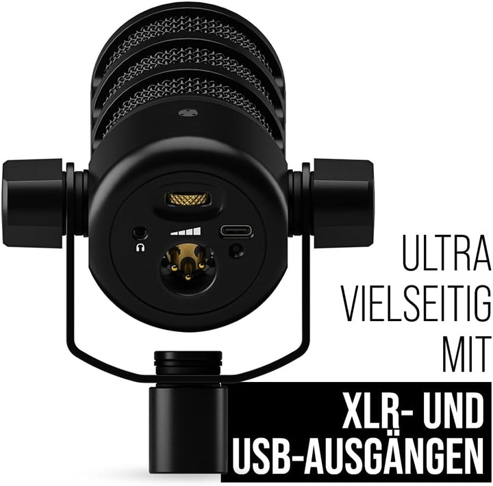 RØDE PodMic Dynamisches XLR/USB Sprechermikrofon für Podcasts, Streaming, Gaming, Musikproduktion un