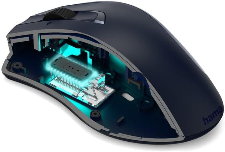 Hama Computermaus kabellos (Funkmaus mit 7 Tasten, Geräuschlose Laserfunkmaus für PC, Laptop und Not