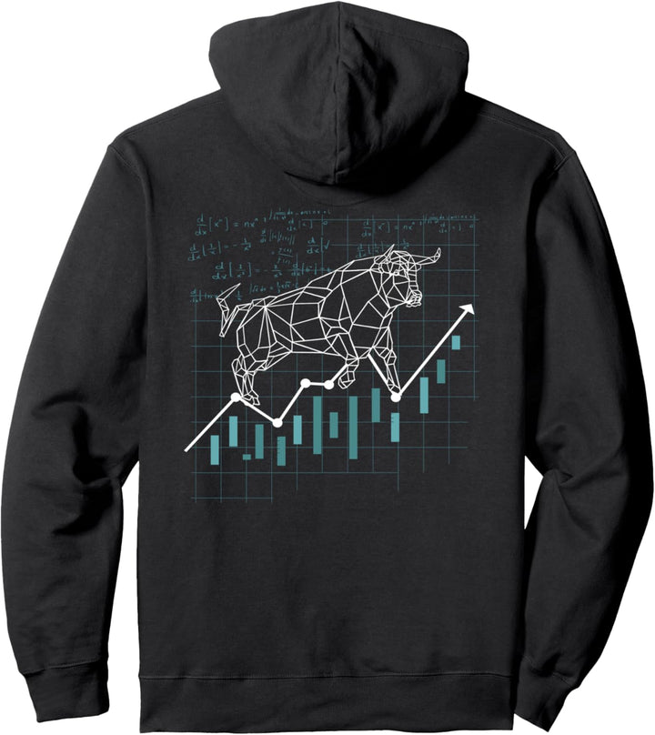 Herren Aktien Börse Bullish Bulle Kapitalist Geschenk Pullover Hoodie