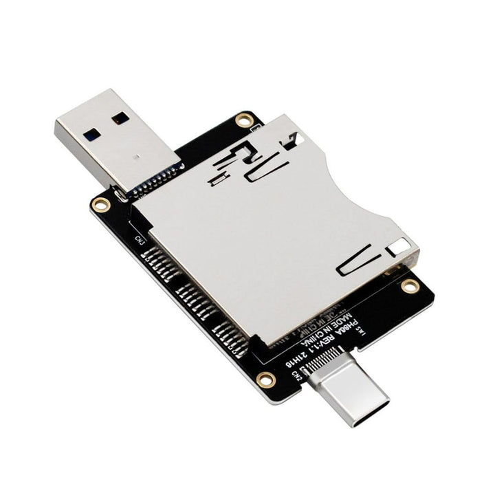 ChenYang CY USB3.1 Type-A & Type-C zu CF Express Erweiterungskartenleser für CFE Type-B Support R5 Z