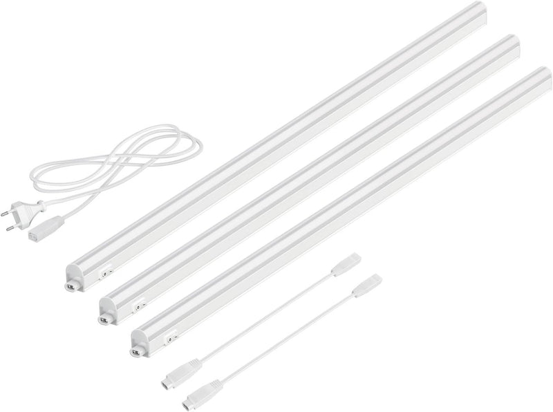 Parlat LED Unterbau-Leuchten Rigel, je 87,3cm, 40cm Kabel, je 1118lm, weiss, 3er Set 3er Set 87,3cm