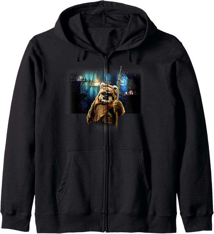 Star Wars Ewok Battle of Endor Vintage Poster Kapuzenjacke