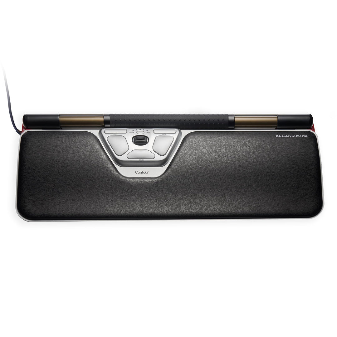 Contour RollerMouse Red Ergonomische Maus erweiterter Handgelenkstütze Memory Schaum, Ideal für RSI
