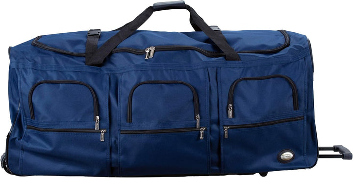 Rockland Melbourne Hardside erweiterbares Gepäck mit Rollen, Marineblau, 40" 101,6 cm Navy, 101,6 cm