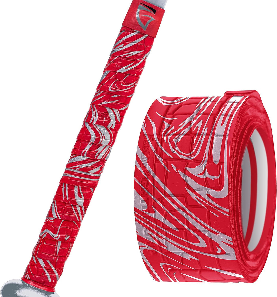 Franklin Sports Gator Grip Schläger-Griffband chrom-rot, chrom-rot