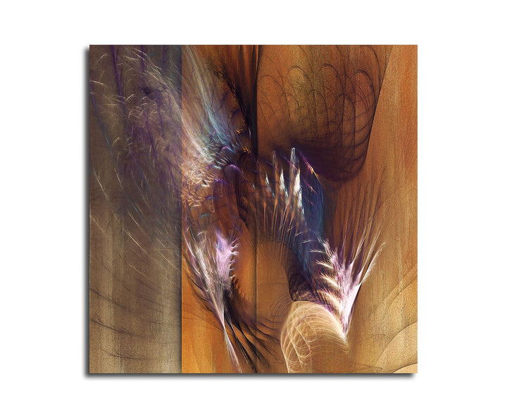 Paul Sinus Art Bild auf Leinwand Abstrakt305_60x60cm - Das Schlüsselerlebnis - Abstraktes Motiv quad