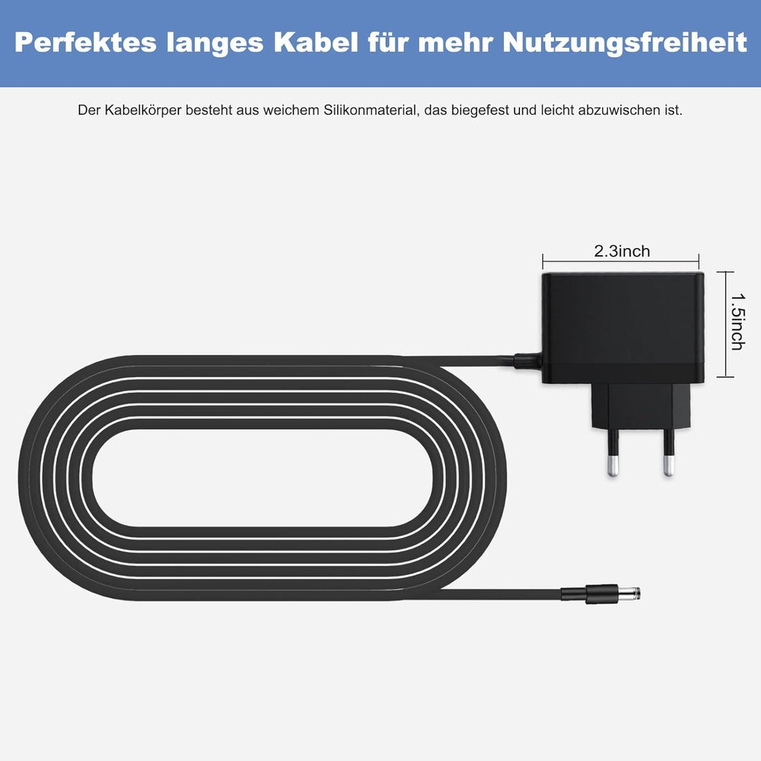 29.4V 400MA Netzteil Ladegerät Kompatibel mit Lubluelu 25000 Pa VD-202Z Akku Staubsauger,schwarz Lad