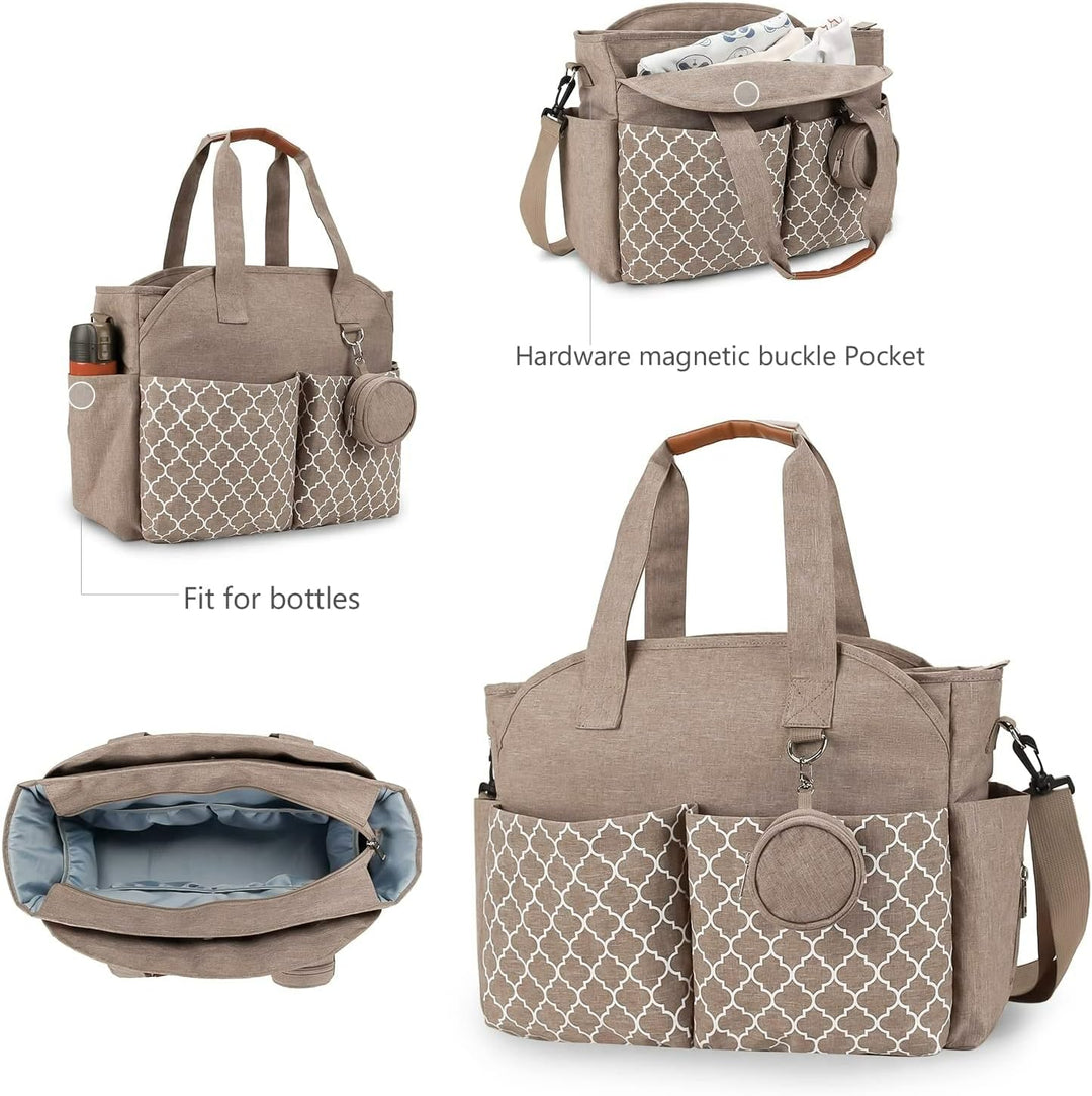 Wickeltasche Tote Baby Wickeltasche Grosse Babytaschen für Mama mit Wickelstation Multifunktions Rei