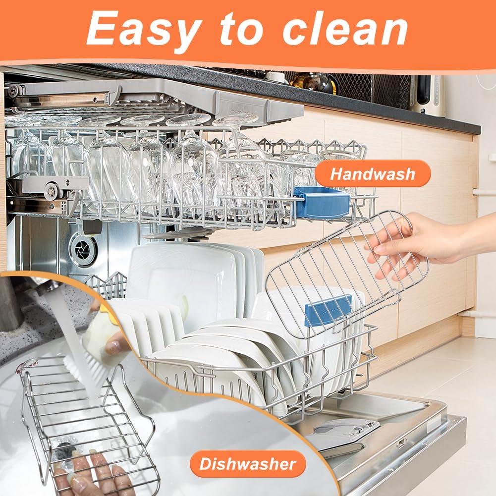 BYKITCHEN Heissluftfritteuse Zubehör für Philips Dual Basket 3000-Serie, 9L/Tefal 5,2/3,1 L Easy Fry