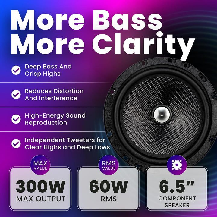 In Phase XTC6CX Lautsprechersystem, 300 W, 2-Wege, 60 W RMS XTC6CX 300W, XTC6CX 300W