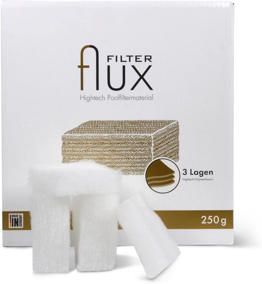 Filter Flux Hightech Poolfiltermaterial Made in Germany - Filtersegmente aus Polymerfasern für Pool