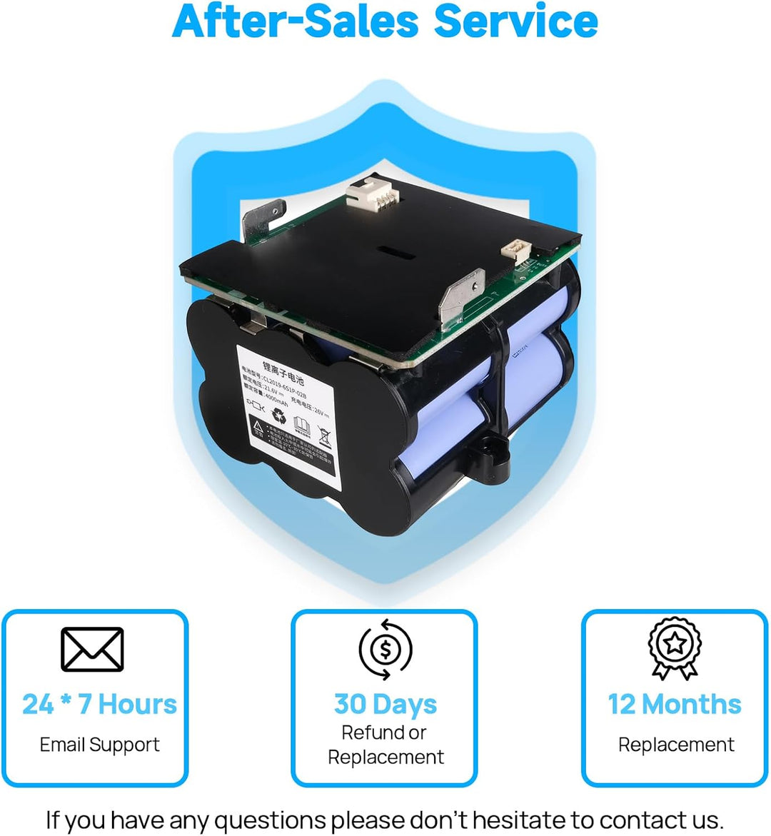 21,6V 4000mAh Ersatzakku Kompatibel mit Tineco Floor One S5 PRO 2, Floor ONE S5 Smart, S5 Steam Stau