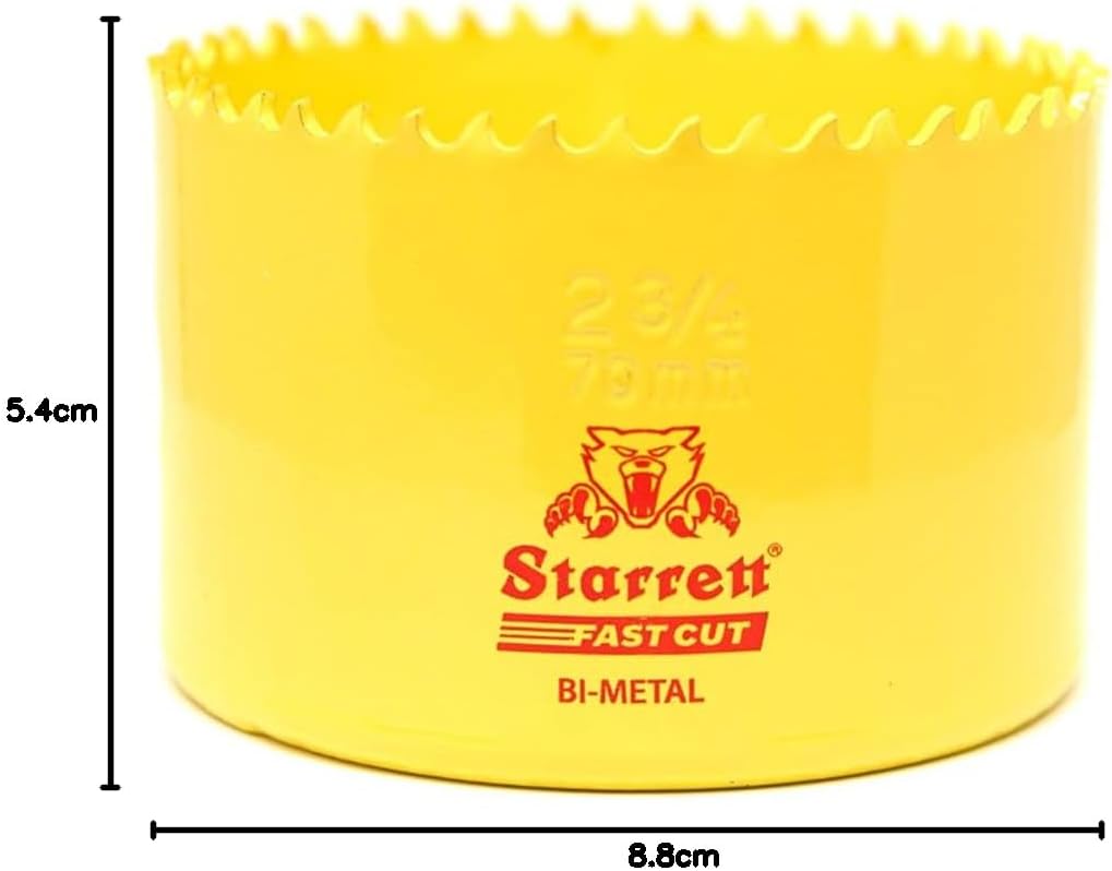 Starrett HSS Bi-Metall-Lochsäge - FCH0234 schnell geschnittene extra Kobalt-Lochsäge - für rostfreie