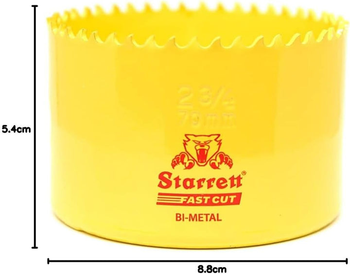 Starrett HSS Bi-Metall-Lochsäge - FCH0234 schnell geschnittene extra Kobalt-Lochsäge - für rostfreie