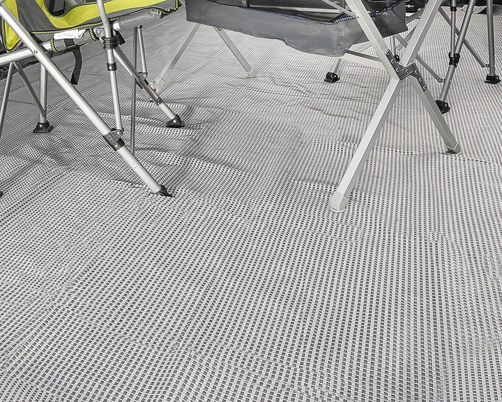 BRUNNER Kinetic Zeltteppich, 250 x 400 cm (grau) 400 cm x 250 cm - Grigio, 400 cm x 250 cm - Grigio