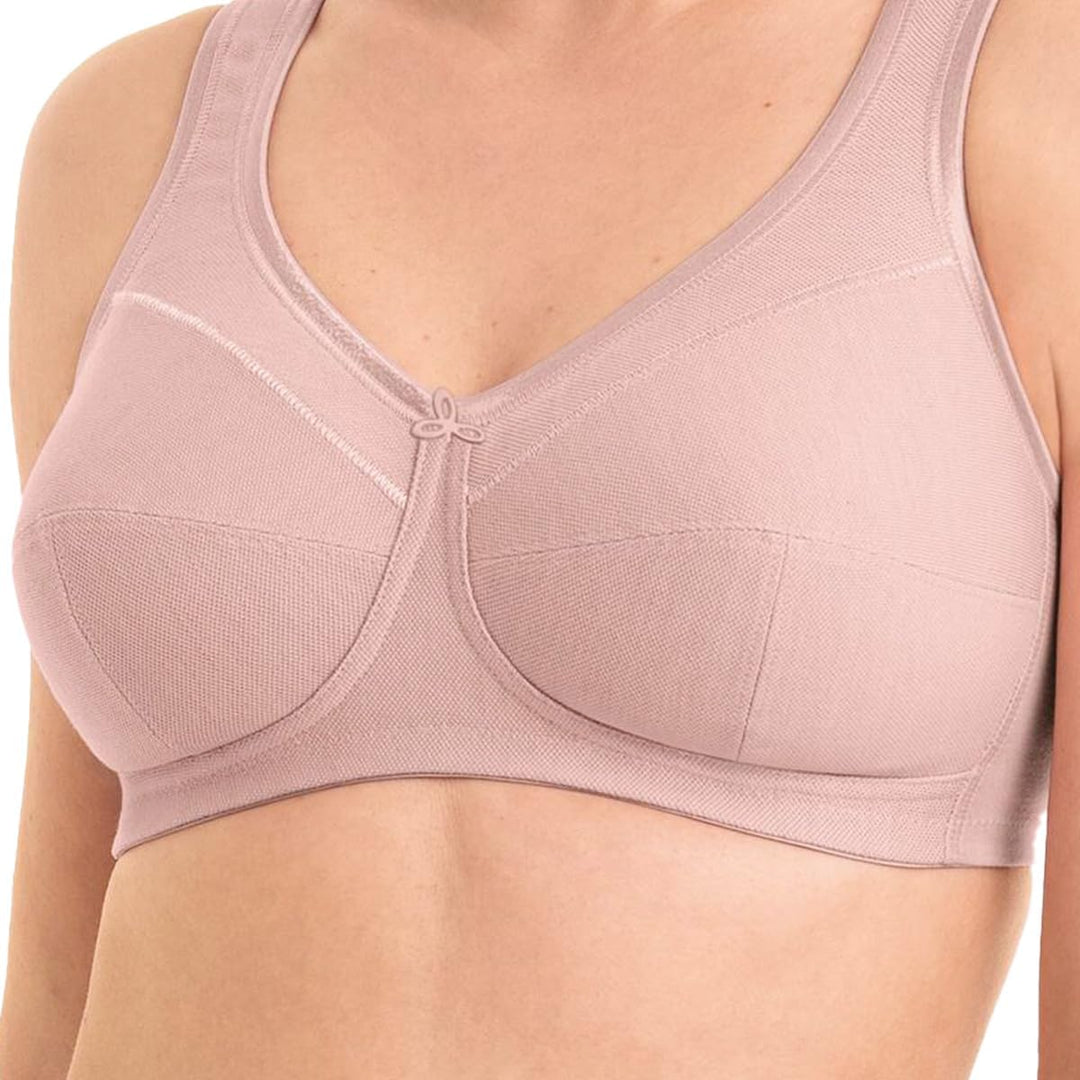 Anita - Jana Damen Entlastungs-BH ohne Bügel – Hoher Baumwollanteil, Gepolsterte Träger, Perfekte Pa