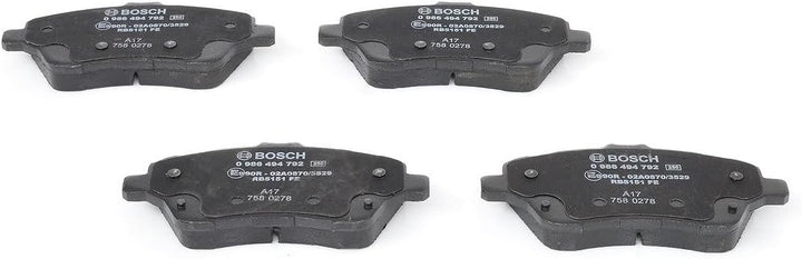Bosch BP1966 Bremsbeläge - Vorderachse - ECE-R90 Zertifizierung - vier Bremsbeläge pro Set