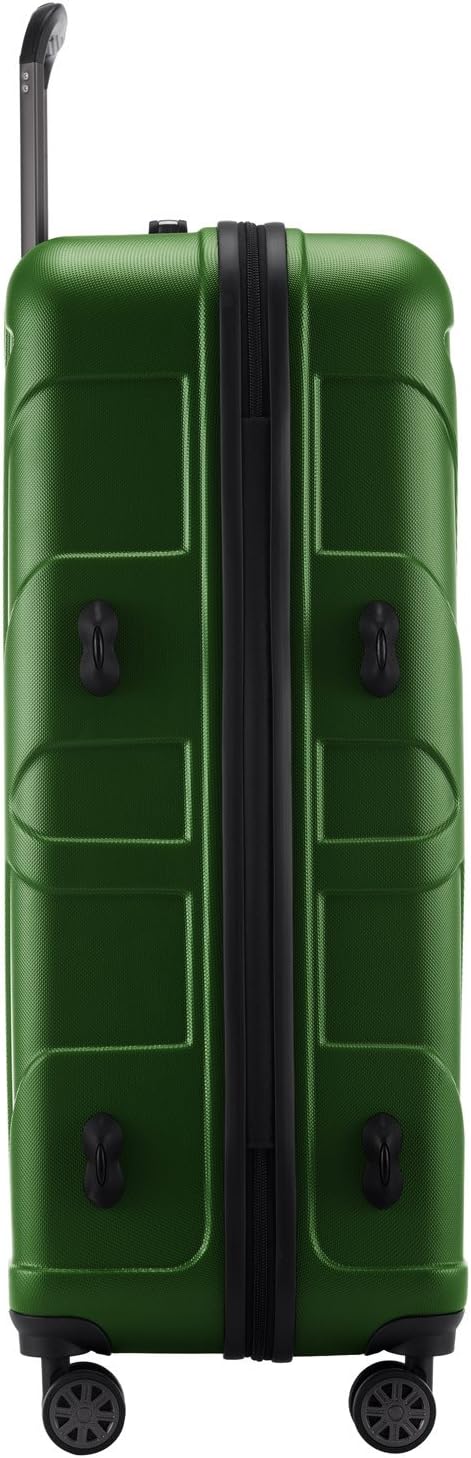 suitline 3er Koffer-Set Trolley-Set Rollkoffer Hartschalen-Koffer Reisekoffer, TSA, (55 cm, 66 cm, 7