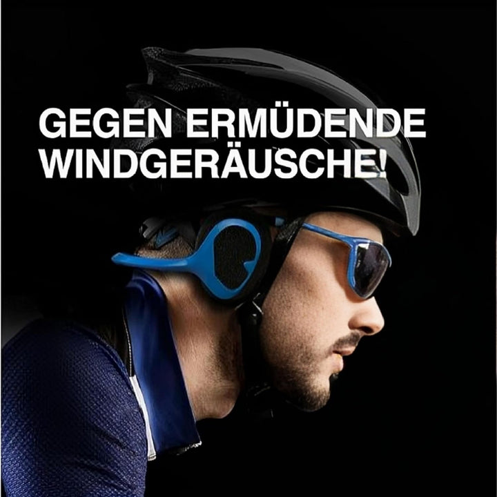 Ohrenschützer - Lässt Windgeräusche verstummen - Fahrrad Zubehör für E-Bike, Rennrad, Mountainbike &amp;