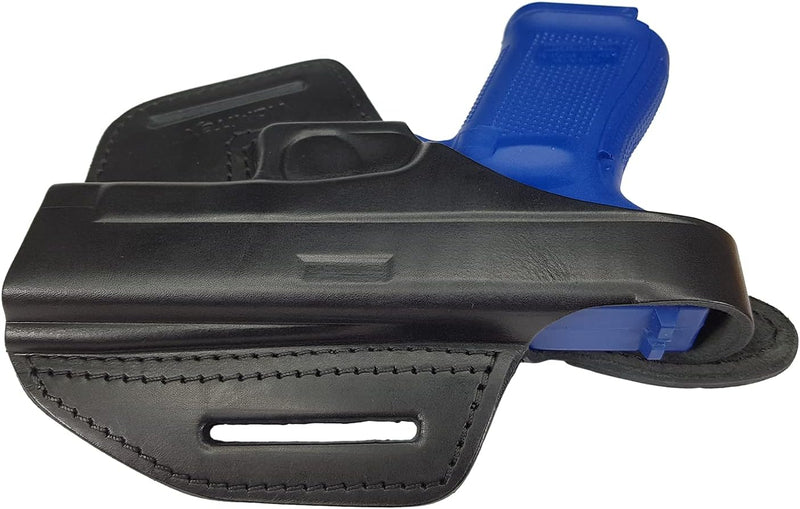 VlaMiTex OWB Leder Holster für Glock 17 19 22 23 25 31 32 34 35 37 B39 - Mod. 19 / 23 / 32, B39 - Mo