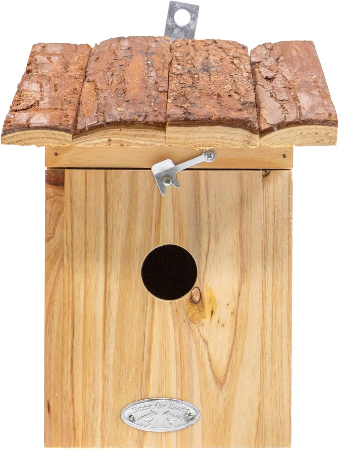 mgc24 Vogelhaus für Kohlmeise - Wildvogel Nistkasten zum Aufhängen für Garten und Balkon, aus Holz w