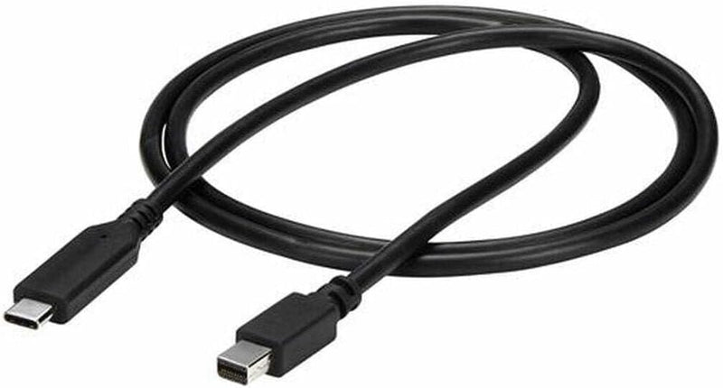 StarTech.com 1m USB-C auf Mini DisplayPort Kabel - USB C zu mDP Kabel - 4K 60Hz - Schwarz (CDP2MDPMM