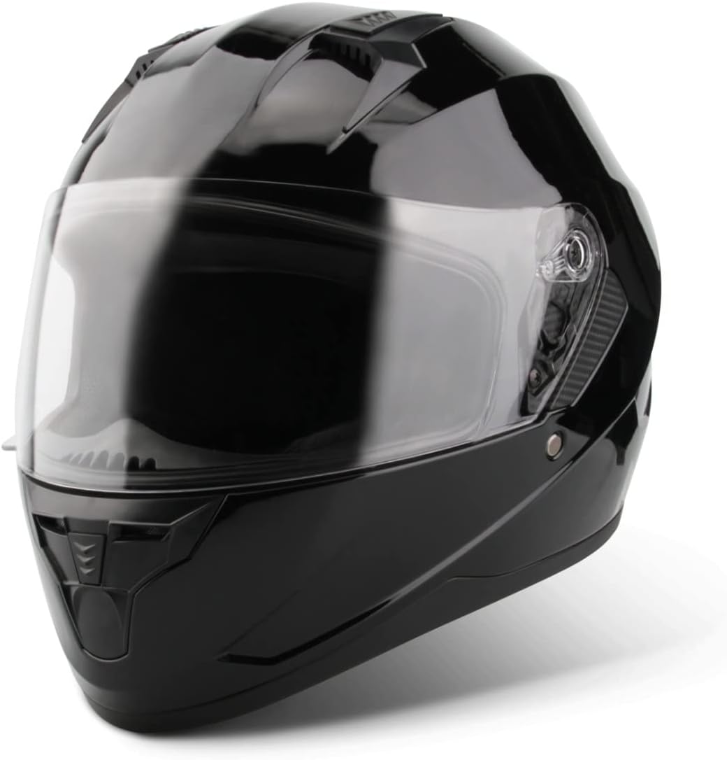 VINZ Kennet Integralhelm mit Sonnenblende | Motorrad Helm Vollvisierhelm Mopedhelm | Motorradhelm Fu
