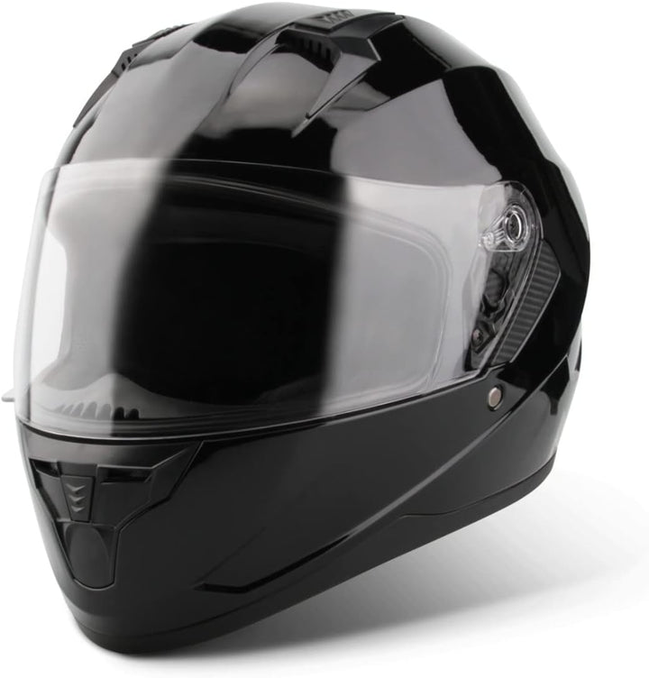 VINZ Kennet Integralhelm mit Sonnenblende | Motorrad Helm Vollvisierhelm Mopedhelm | Motorradhelm Fu