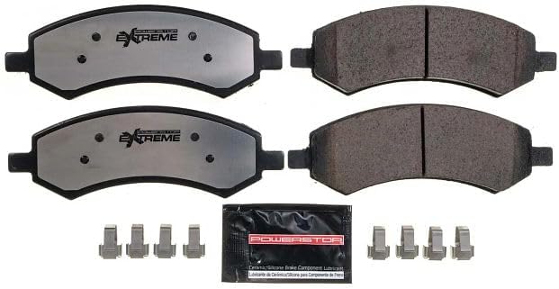 Power Stop Z36-1084 Bremsbeläge vorne Z36 für LKW und Abschlepp, Carbonfaser-Keramik, für Chrysler A