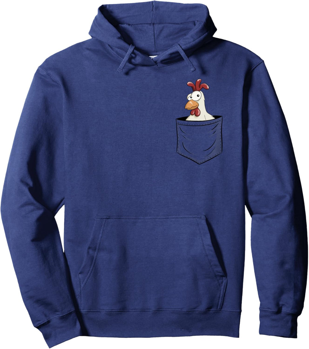 Lustiges Huhn In Tasche für Landwirte & Hühner Flüsterer Pullover Hoodie