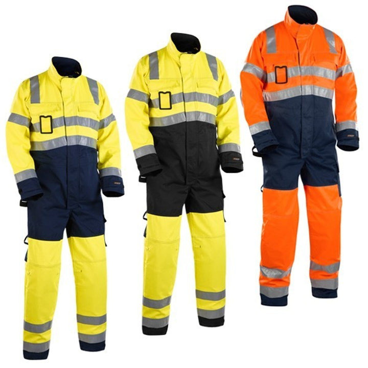 Blaklader 63731804 INSGESAMT HOHE VISIBILITÄT, Gelb/Marine, grootte C46 High Vis Gelb/Maroon Blau C4