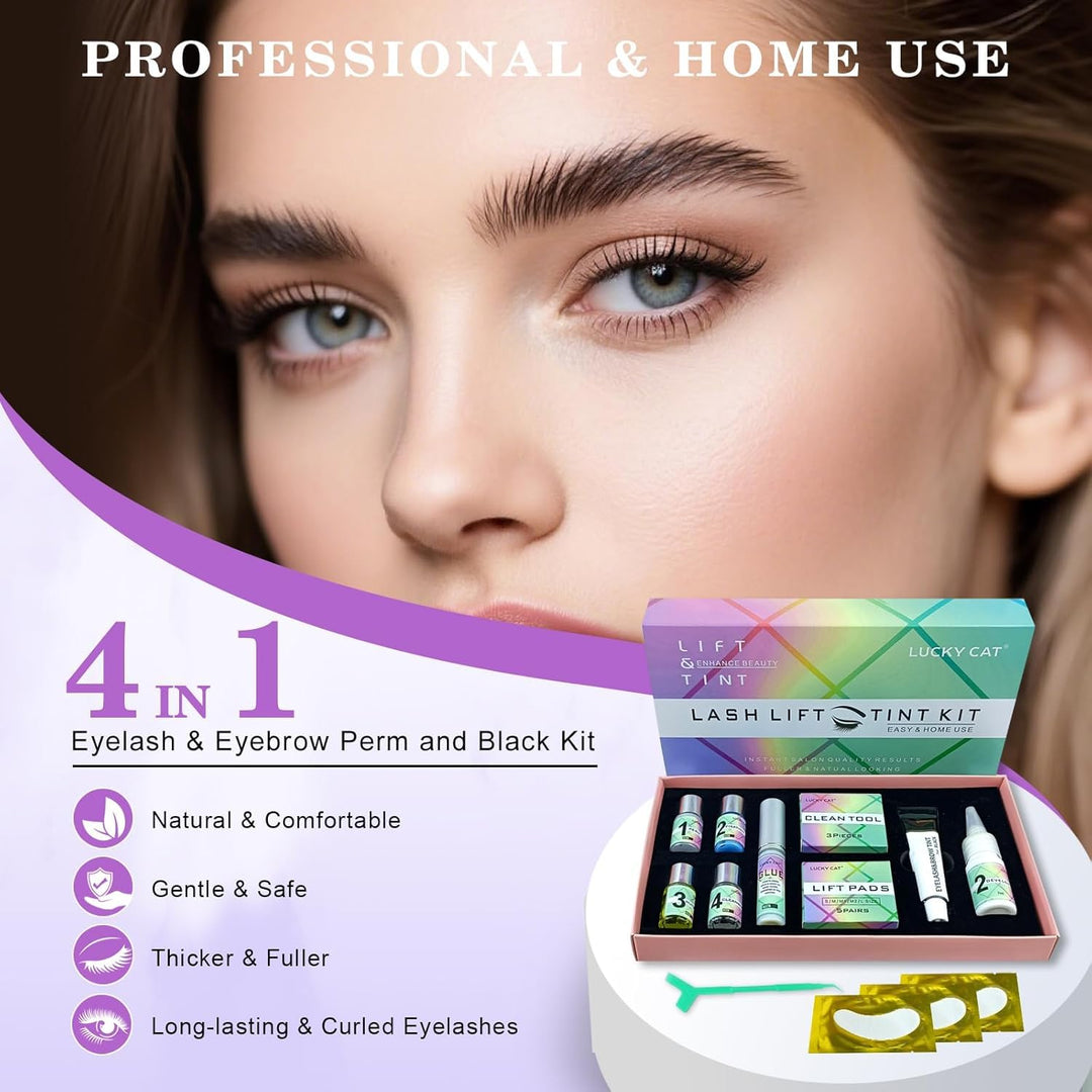 Wimpernlifting Set mit Schwarz, 2026 Aktualisiertes Lash Lifting Set mit Schwarz, Wimpernlifting Set