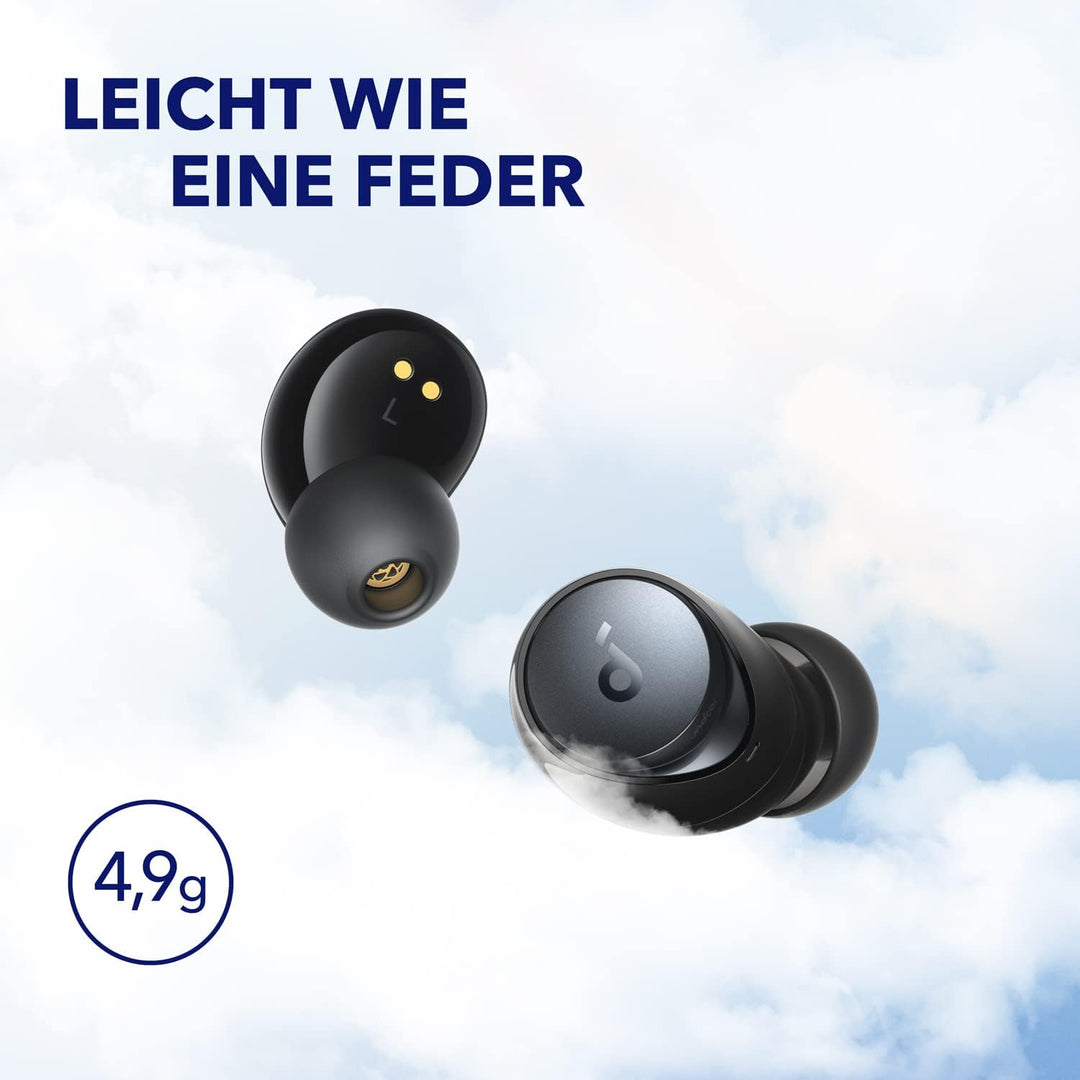 soundcore by Anker Space A40, Automatische Geräuschunterdrückung bis 98%, Kabellose Earbuds, 50h Wie