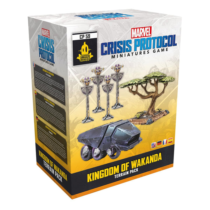 Asmodee, Marvel: Crisis Protocol – Kingdom of Wakanda, Terrain Pack