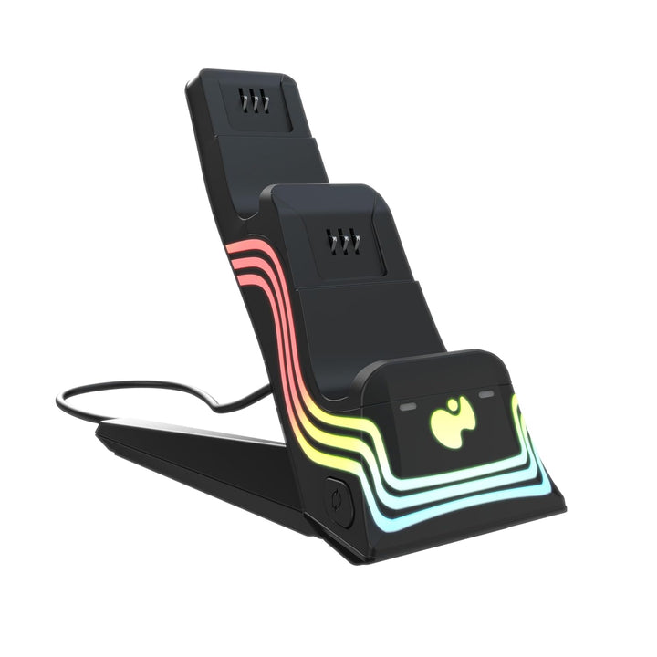 PDP Xbox Afterglow Wave DUAL Charger Black, Afterglow
