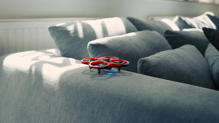 Carson Cyber Drone IR RTF – RC Quadcopter mit 360° Flip, Headless Mode, Gyro-Stabilisierung, LED-Bel