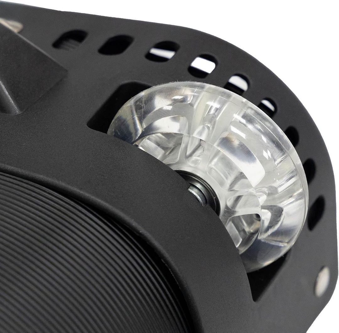 LONGRIDGE Golf 2019 Tour Deluxe Rollergefüllte Reiseabdeckung Schwarz, Schwarz