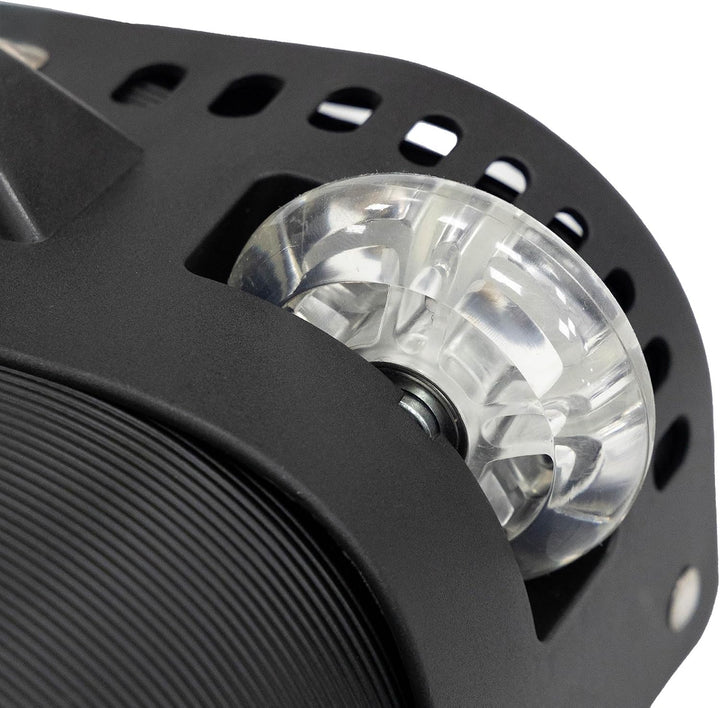 LONGRIDGE Golf 2019 Tour Deluxe Rollergefüllte Reiseabdeckung Schwarz, Schwarz