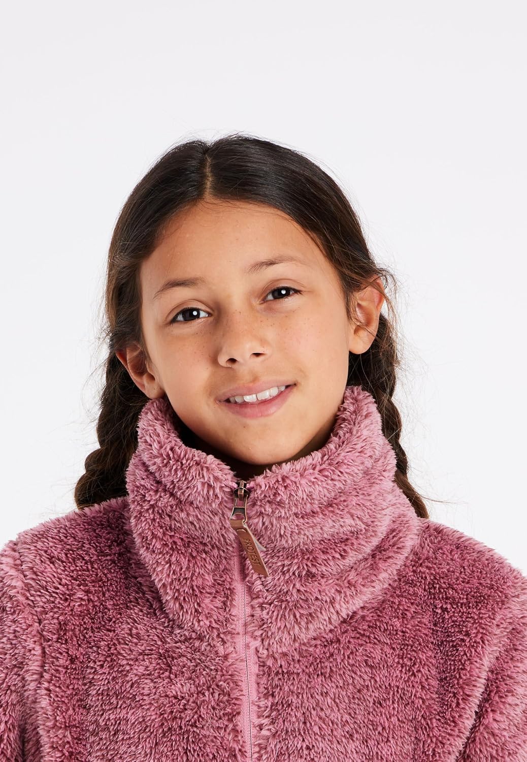 Protest Mädchen Oberteil Mit Durchgehendem Reissverschluss RIRI JR 15 Cameo Pink, 15 Cameo Pink
