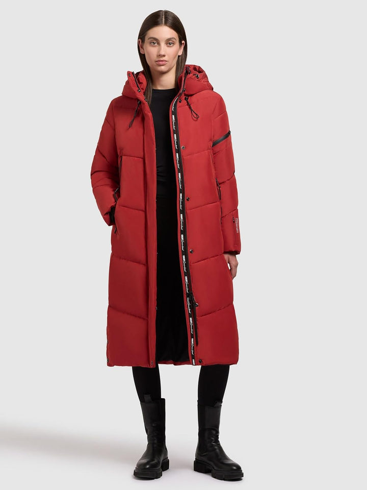 khujo Damen Steppmantel Sonje 5 XS SEP-RED, XS SEP-RED