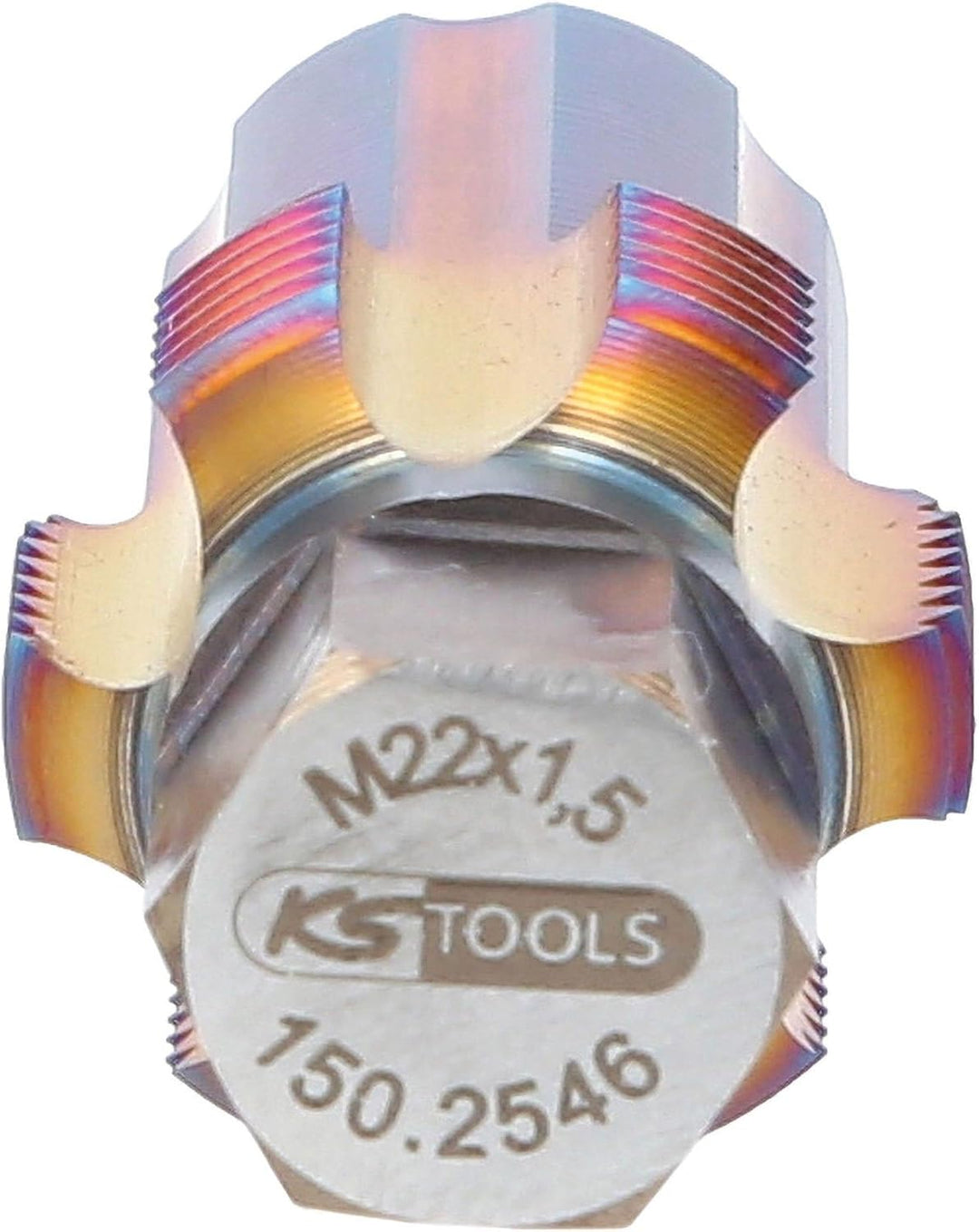 KS Tools 150.2546 Gewindeschneider mit Führungsbolzen für Partikelfiltersensoren, M22x1,5
